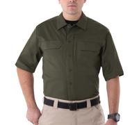 First Tactical Uomo V2 Manica Corta Tattico Camicia Militare Sicurezza OD Green