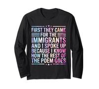 First They Came for The Immigrants Maglia a Manica