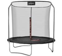 HUDORA Trampolino First in diverse misure - trampolino da esterno con rivestimento dei bordi e rete di sicurezza - trampolino da giardino per bambini e adulti - trampolino di qualità