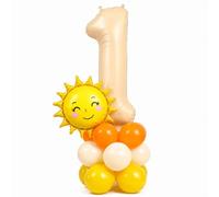 First Trip Around The Sun - Palloncino per compleanno, stile boho, decorazione per la prima volta