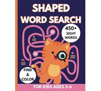 First Word Search for Kids Ages 3-6:: Fun-Shaped Word Search for Kids Ages 3-6: A Playful Puzzle Adventure!