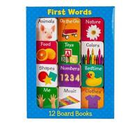 First Words - 12 Board Book Set (Libro di cartone) Early Learning