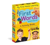 First Words and More: 4 Activity Book Boxed Set with Stickers (Tascabile)