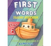 First Words Tracing Workbook for Preschoolers Ages 3-5: 50 Cute Kawaii Animals, Vehicles & Objects to Color and Trace | 4-Letter Words | Handwriting ... Preschool | Beak Bros Junior Series Stage 2