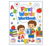 First Words Workbook: Fun Letter Tracing, Vocabulary Building & Early Learning Activities for Preschool and Kindergarten