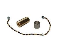 FIRST4MAGNETS Classa Di Gioielli Magnetici In Argento Sicuro E Sicuro Per Collane E Bracciali - 5mm Dia x 5mm Di Spessore - 0,66kg Di Tiro - 1 Paio