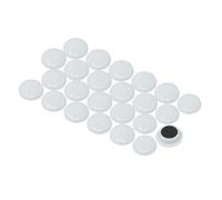 first4magnets F4 M30ND2-BLACK-2 ad alta potenza bacheca magnetica, colore: nero (Confezione da 2) p, White, 40 mm diametro x 8 mm alto