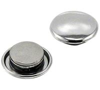 first4magnets F4M30ND2-BLACK-2 - Calamita ad alta potenza, per lavagna, confezione da 2, colore: nero, F4M30ND2-SILVER-2