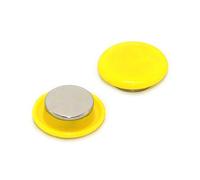 First4magnets F4M30ND2-YELLOW-2-30 mm di diametro magnete x 11 mm di altezza bacheca potere/pianificazione - giallo (2-pack)