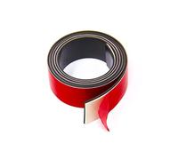 first4magnets - f4mf25bf da 1 schiuma colla nastro magnetico spessi polarità B, 1 m di lunghezza, metallo, argento, larghezza 25 mm x 2,5 mm