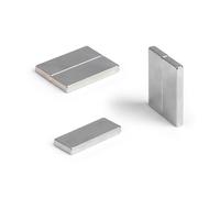 first4magnets F647SC-2 - Magnete al neodimio, 25 x 10 x 3 mm, forza magnetica: 3,3 kg, 2 pezzi