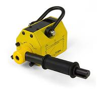 FIRST4MAGNETS LM100-1 Magnete di Sollevamento commutabile, 120 x 65 x 70 mm, 100 kg Swl, Prova di trazione 300 kg (Confezione da 1), Metallo, Giallo, 15x10x3 cm