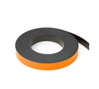 FIRST4MAGNETS Magflex® Lite Flexible Matt Orange Magnetic Gridding Tape per Lavagne, Cassette O Mobili di Archiviazione - 12,7mm di Larghezza - 5 M di Lunghezza