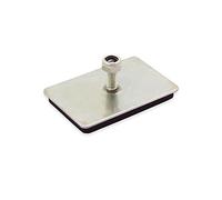 first4magnets Magnet Expert - Cuscinetto magnetico al neodimio, spessore 60 x 40 x 7 mm, con perno filettato M6, 10 kg
