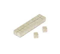 First4magnets Magnete al neodimio N42 spessore F5CU-25, trazione da 1 kg, spessore 5 x 5 x 5 mm, 20 pezzi