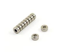 first4magnets, SP834R-10, 08:16 diametro esterno SP834R -10 x 3,5 x 4,3 mm di diametro interno di spessore magnete al neodimio N50 anello con 1,2 kg di forza di attrazione (10 pezzi)