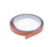 first4magnets™ ST12(PA/GW)-1X5M Nastro adesivo in acciaio bianco lucido, 12,5 mm di larghezza x 0,4 mm di spessore, rotolo da 5 m, 12.5mm wide x 0.4mm thick
