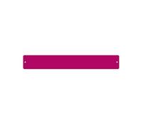 first4magnets Striscia Rettangolare Piccola Lavagna Magnetica/C/W 6 magneti, Colore: Lampone (350 x 50 mm), Argento