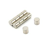 first4magnetsTM F674-4 Diametro x 10 mm di Spessore N42 magneti al neodimio - 3,9 kg di trazione (Confezione da 4)
