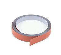 first4magnetsTM, Larghezza 19 mm x 0.4 mm di Spessore in Acciaio Lucido, Nastro Autoadesivo di Alta qualità, Bianco