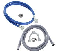 First4spares universale Fill tubo di acqua e scarico Kit prolunga tubo flessibile per Whirlpool Lavastoviglie 2.5m
