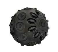 FIRSTHEALTH Palla vibrante per massaggio rigenerante | 2 velocità di massaggio | Rullo massaggiante strutturato | Silicone facile da pulire | Palla terapeutica alimentata a batteria per dolore al