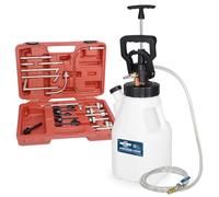 FIRSTINFO A1139HNEU | 12,5 litri | Manuale e pneumatica | Pompa per Olio Cambio | con Adattatore ATF 21 Pezzi