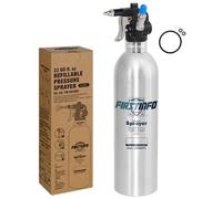 FIRSTINFO A1634 | Bottiglia spray ricaricabile per pulitore freni 650 ml | Alluminio | Spruzzatore a pressione max 110 psi | Bomboletta aerosol riutilizzabile | Ugello nebulizzazione