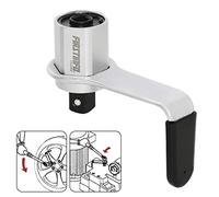 FIRSTINFO F3220DF | Moltiplicatore di Coppia Manuale 800 Nm 3,4:1 | Chiave con Adattatore da 1/2" Femmina a 3/4" Maschio | Per Dadi Ruota Auto