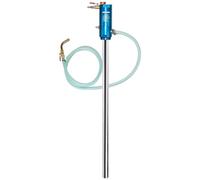 FIRSTINFO Pompa Pneumatica per Fusto 200L, Travaso Olio e Gasolio A1182EU | Sistema 1:1, Basso rumore 30dB, Fluidi ad alta viscosità, Serbatoi aperti, Olio CNC e Trasmissione, Garanzia 12 mesi