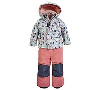 firstinstinct by killtec bambini Tuta da sci/tuta da neve 3 in 1 con pantaloni staccabili con cerniera e cappuccio, impermeabile FISW 34 MNS JCKT AND PNTS, steel mint, 86, 39911-000