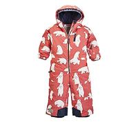 firstinstinct by killtec bambini Tuta da sci/tuta da neve con cappuccio, impermeabile FISW 33 MNS ONPC, mineral red, 98, 39910-000