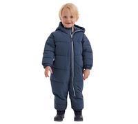 firstinstinct by killtec FIOW 32 MNS ONPC Tuta da neve in Look Piumino con Cappuccio, Dark Blue, 110 cm-116 cm Unisex Kids
