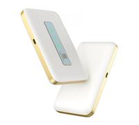 FIRSTNUM Router Wi-Fi mobile M5, hotspot mobile 4G LTE, Wi-Fi portatile per viaggiare, senza contratto e scheda SIM, router da viaggio in oltre 150 paesi con 1 GB di volume dati gratuito al mese