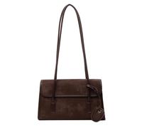 FIRSTXIU 2024 NUOVE borse a tracolla tinta unita borsa ascellare per ragazza donna borsa ascella borsa grande capacità, Caff, One Size