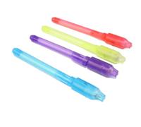 FIRSTXIU 4 penne segrete con luce invisibile, penne luminose per feste di compleanno, sacchetti riempitivi per ragazzi e ragazze