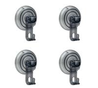 FIRSTXIU 4 pz/8 pezzi da bagno a ventosa ganci per appendere asciugamani e luffa resistenti supporti per asciugamani e luffa rimovibile con tecnologia di aspirazione sottovuoto