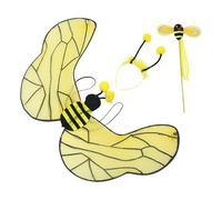 FIRSTXIU Accessori per costume da api Ale Ale Ali Angelo Bacchetta Ai Ai Bees Fascia Costumi Kit Per Halloween Cosplay Partito Puntelli Accessori Costume