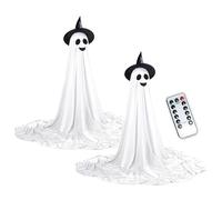FIRSTXIU Altezze regolabili Incandescente Halloween Spettro Decorazione Con Luci A LED Per Portico Cortile Haunting Case Indoor Outdoor