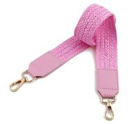 FIRSTXIU Ampia tracolla in pelle PU cintura di ricambio borsa alla moda borsa a tracolla tinta unita borsa a tracolla in pelle PU tinta unita spalla larga, A