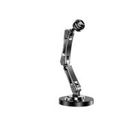 FIRSTXIU Base a sfera adesiva in lega di alluminio regolabile 17mm Supporto per telefono da auto Supporto per cruscotto Staffa di montaggio per dispositivo domestico Supporto per telefono da scrivania