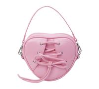 FIRSTXIU Borsa a tracolla da donna in pelle PU Borsa a tracolla con manico superiore Messaggeri a forma di cuore Piccola borsa Shopping Incontri Donne a forma di cuore Tracolla in pelle PU Messenger