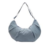 FIRSTXIU Borsa a tracolla in nylon di grande capacità per le donne in cotone trapuntato imbottito borsa a tracolla casual, Blu, Taglia unica