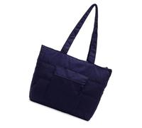 FIRSTXIU Borsa a tracolla in nylon per studenti e pendolari, leggera e pratica, con grande capacità e tasche multiple, Blu, Taglia unica