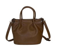 FIRSTXIU Borsa a tracolla in pelle PU delicata borsa a secchiello borse da viaggio borsa casual per donne e ragazze, cachi, Taglia unica