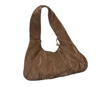 FIRSTXIU Borsa a tracolla singola versatile casual borsa a tracolla grande borsa per lavoro, shopping e tempo libero, borsa a tracolla da viaggio, Marrone, One Size