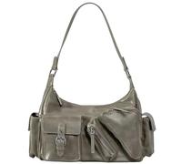 FIRSTXIU Borsa da donna alla moda ascellare borsa a mano in morbida pelle PU borse a tracolla borsa ascellare borsa da sera per shopping, viaggi ufficio, Cammello, Taglia unica