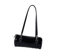FIRSTXIU Borsa da donna alla moda Borsa a tracolla semplice borsa a tracolla PU borsa ascella borsa grande capacità per ogni occasione borsa da viaggio, Nero , One Size