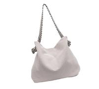 FIRSTXIU Borsa da donna per pendolari da viaggio, borsa a tracolla con manico superiore, comoda e spaziosa per l'uso quotidiano, pratica borsa alla moda, Beige, One Size
