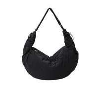 FIRSTXIU Borse a tracolla da donna Borsa a tracolla semplice per gnocchi di grande capacità borsa a tracolla stile coreano borse a tracolla per tutti i giorni, Nero , Taglia unica